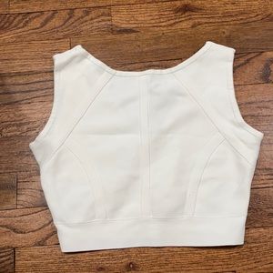 White crop top